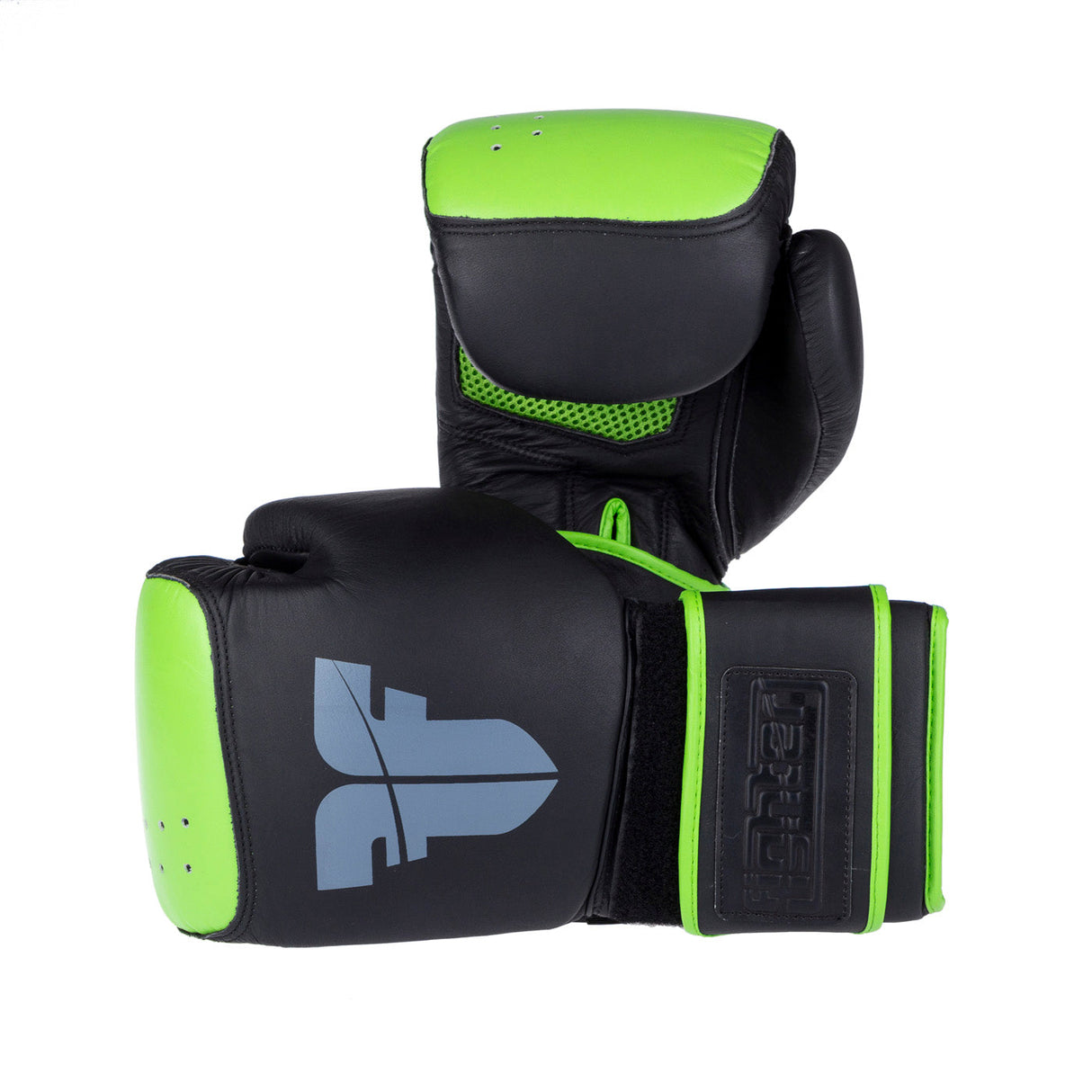 Fighter Bag Gloves Safety – schwarz/grün, FBG-005