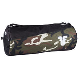 Fighter Roll-Sporttasche – schwarz/Camouflage, FSB-06