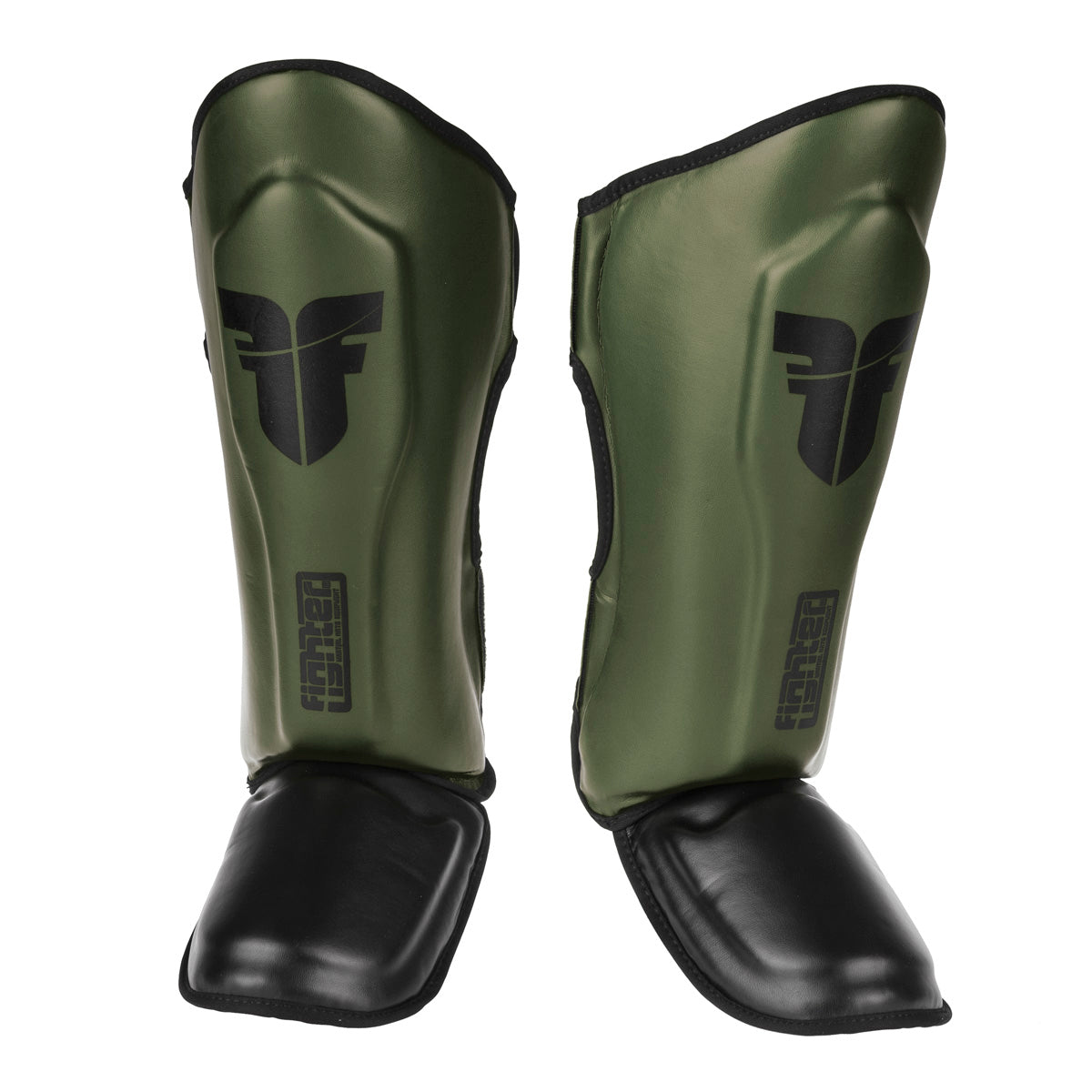 Fighter Schienbeinschoner Thai Classic – khaki/schwarz, JE1573GNB