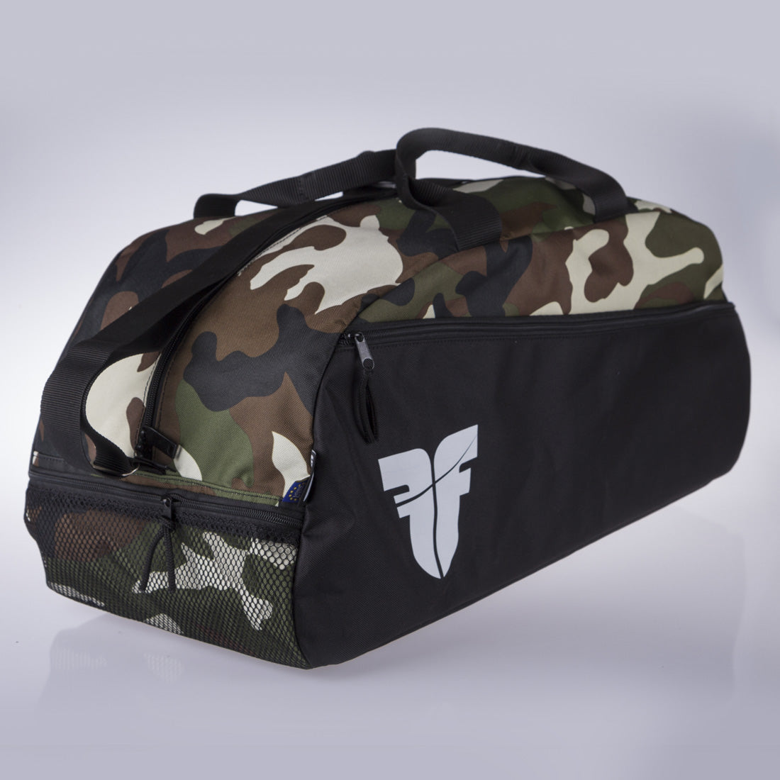 Fighter Sporttasche GYM – schwarz/Camouflage, FTG-01