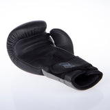 Fighter Boxhandschuhe Sparring – schwarz/grau, FBG-002-BG