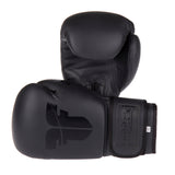 Fighter Boxhandschuhe SPLIT – mattschwarz, FBG-001B