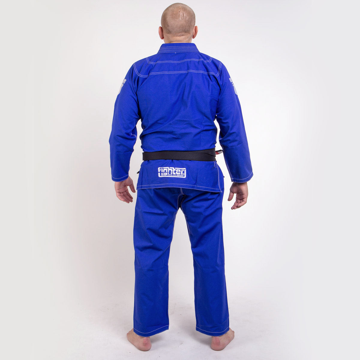 Fighter BJJ Kimono Reisstroh – blau, BJJBLU-07