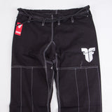 Fighter BJJ Kimono Rice Straw – schwarz, BJJBL-09