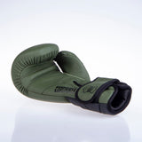 Fighter Boxhandschuhe Sparring – matt khaki/schwarz, FBG-002KB