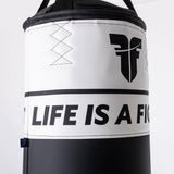 Fighter Boxsack Fitness 120 und 150 cm, schwarz/weiß