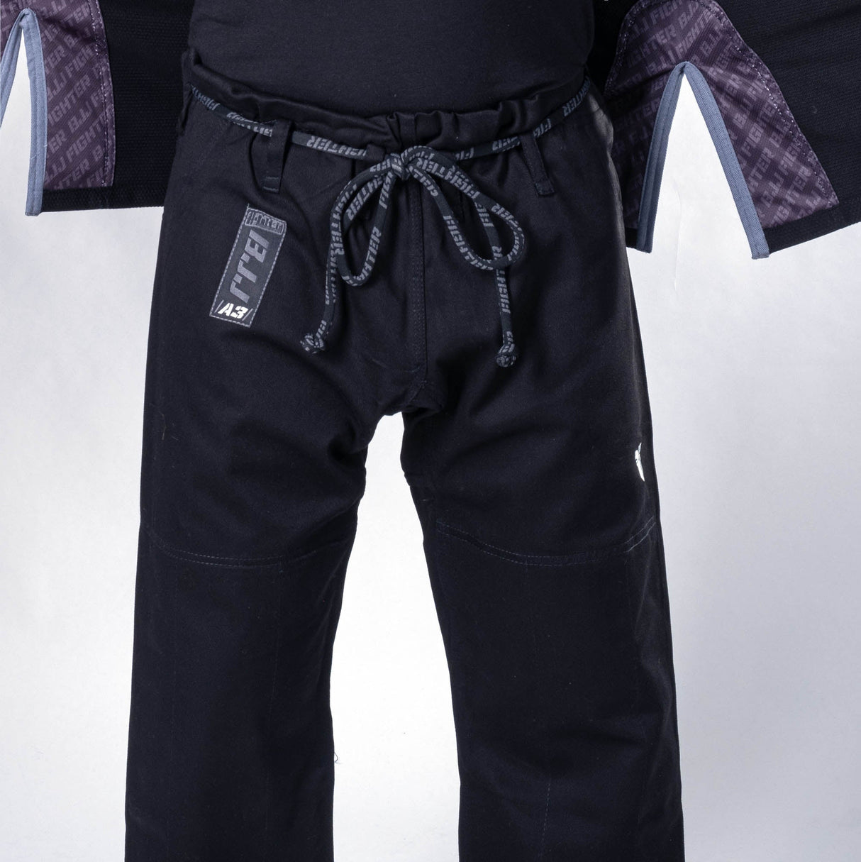 Fighter BJJ-Anzug – schwarz, BJJU-0209