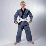 Fighter BJJ-Anzug – grau, BJJU-0902