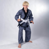 Fighter BJJ-Anzug – grau, BJJU-0902
