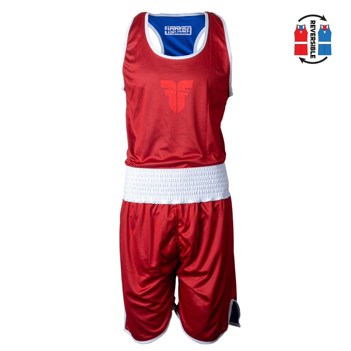 Fighter doppelseitiges Box-Trikot und Shorts SET, RBSF-0304