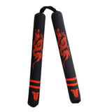 Fighter Soft Nunchaku – Dragon – schwarz/rot