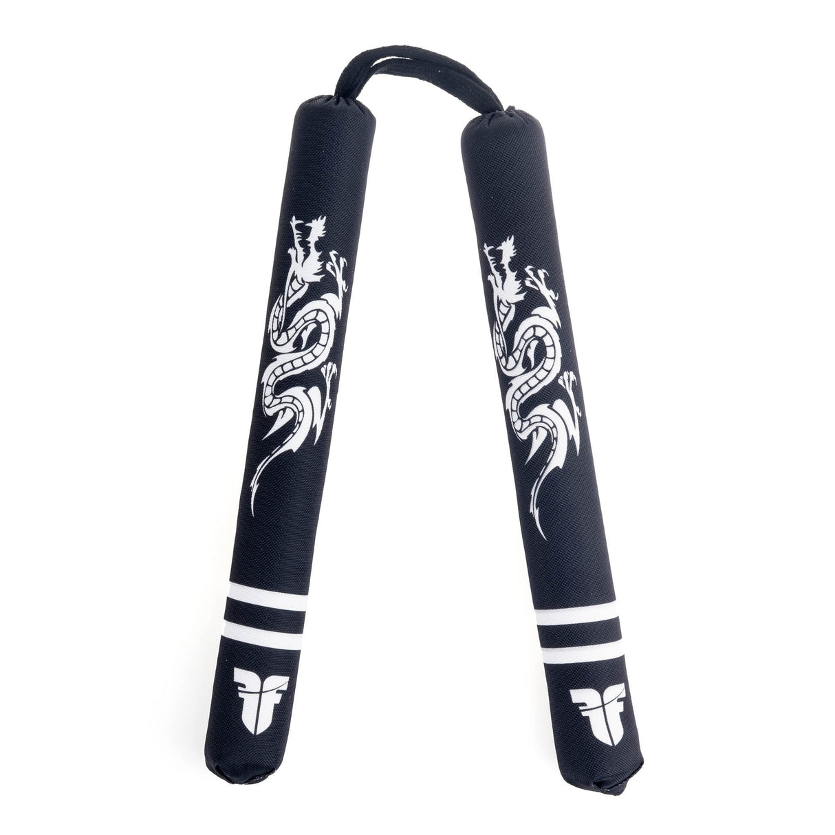 Fighter Soft Nunchaku – Drache – schwarz/weiß