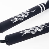 Fighter Soft Nunchaku – Drache – schwarz/weiß