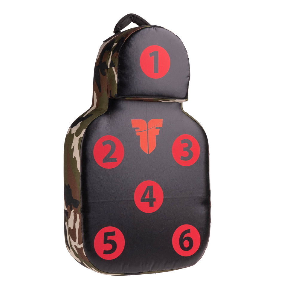Fighter Dummy Shield für Power Wall – schwarz/Camouflage, FPWS-03-CB