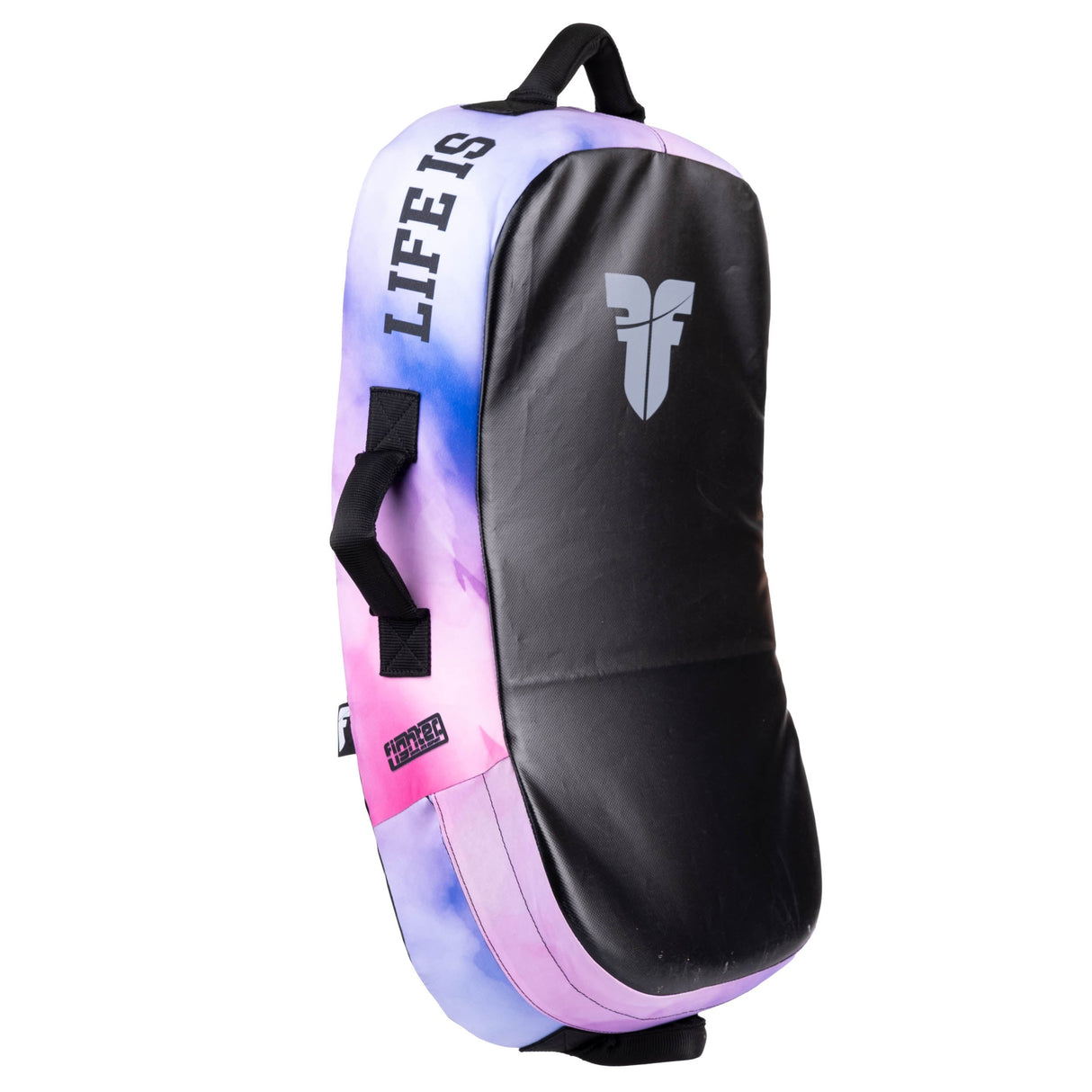Fighter Kicking Shield – MULTI GRIP – Life is a Fight – Pink, FKSH-30