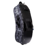Fighter Kicking Shield – MULTI GRIP – Life is a Fight – Grey Camo, FKSH-29