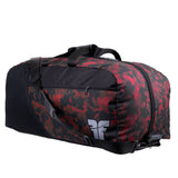 Fighter Sporttasche/Rucksack – rot mit Wabenmuster