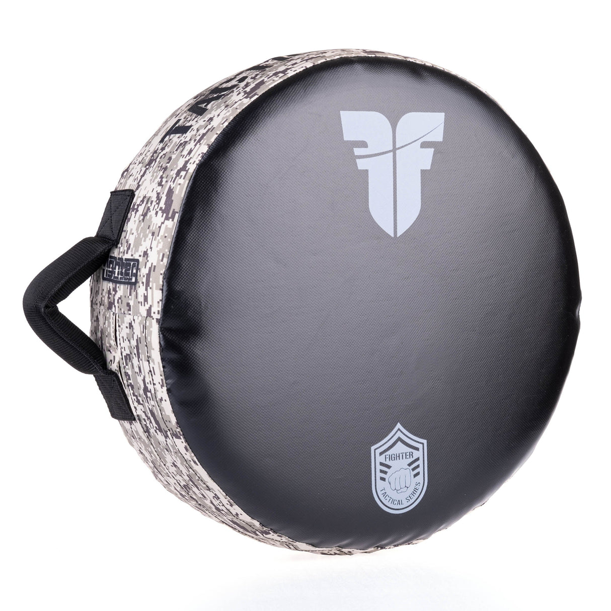 Produkte Fighter Round Shield – Life Is A Fight – Desert Camo, FKSH-34