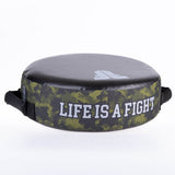 Fighter Round Shield – Life Is A Fight – Green Camo, FKSH-31