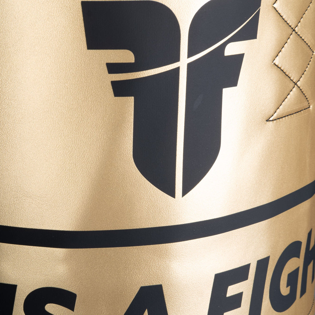 Fighter Boxsack Fitness – 120 cm / 150 cm – weiß/gold