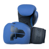 Fighter Boxhandschuhe SPLIT Stripes – blau/schwarz