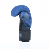 Fighter Boxhandschuhe SPLIT Stripes – blau/schwarz