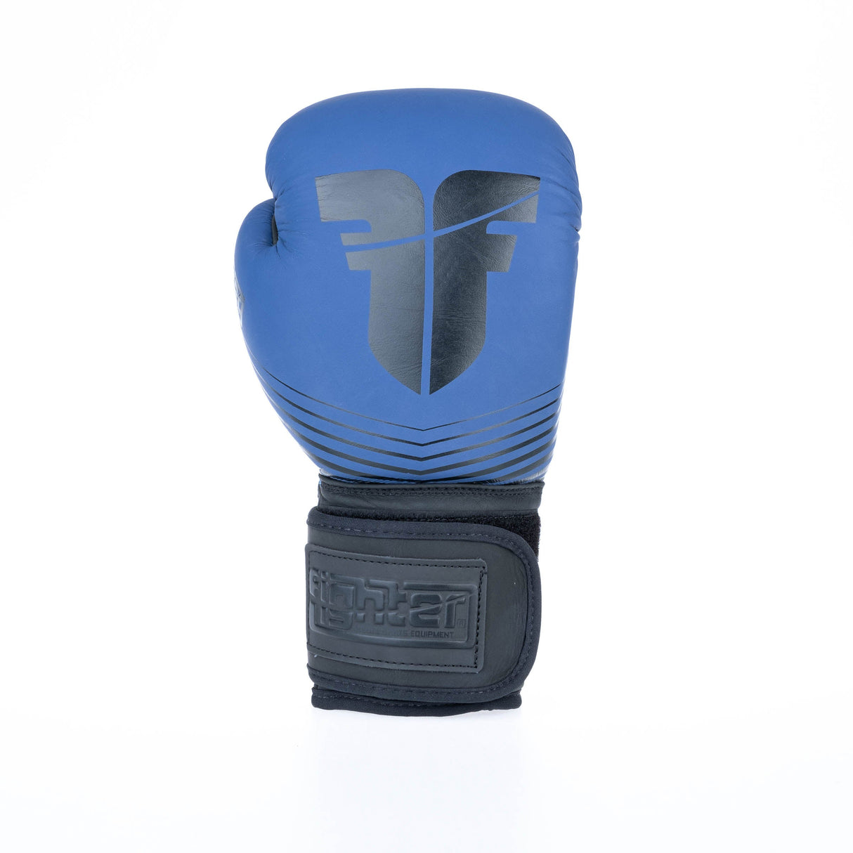 Fighter Boxhandschuhe SPLIT Stripes – blau/schwarz