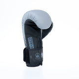 Fighter Boxhandschuhe SPLIT Stripes – grau/schwarz