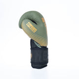 Fighter Boxhandschuhe SPLIT Stripes – Khaki/Gold