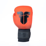 Fighter Boxhandschuhe SPLIT Stripes – rot/schwarz