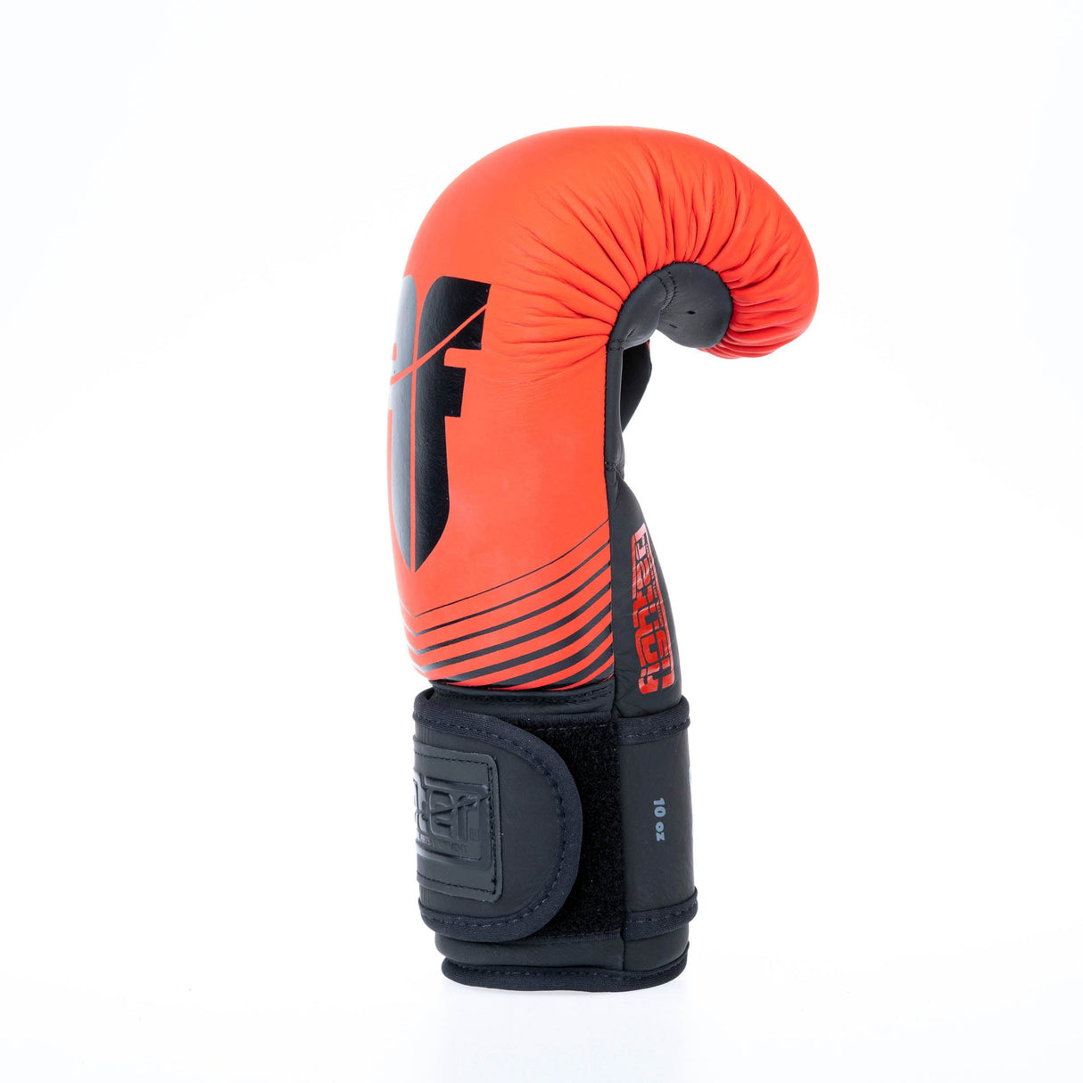 Fighter Boxhandschuhe SPLIT Stripes – rot/schwarz