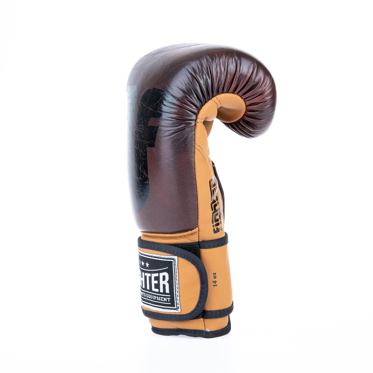 Fighter Boxhandschuhe Retro – braun