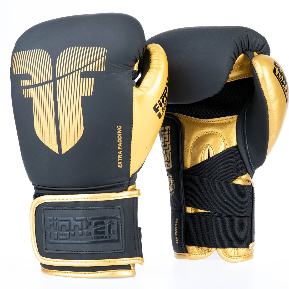 Fighter Boxhandschuhe Secure Fit – schwarz/gold