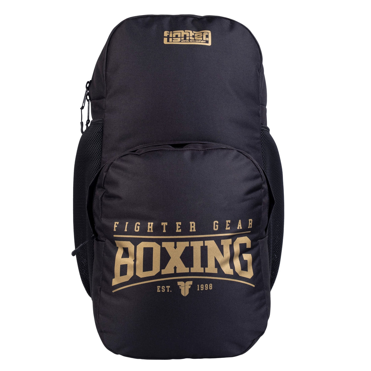 Fighter Rucksack M Boxing – schwarz/gold, FBG-25-BX