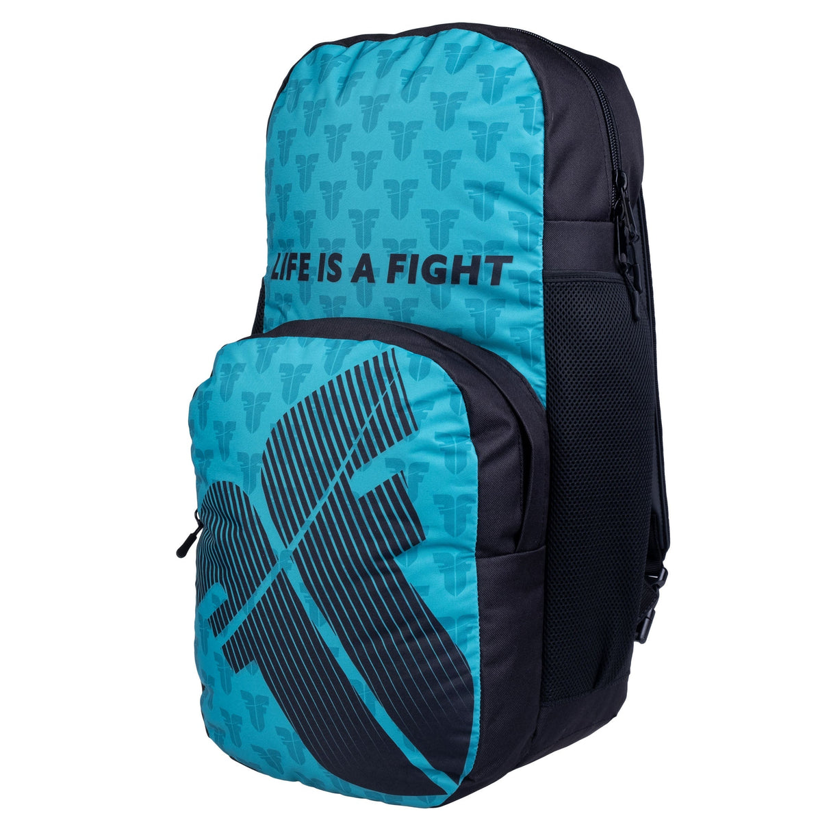 Fighter Rucksack M – blaues Logo, FBG-25-LG-BL