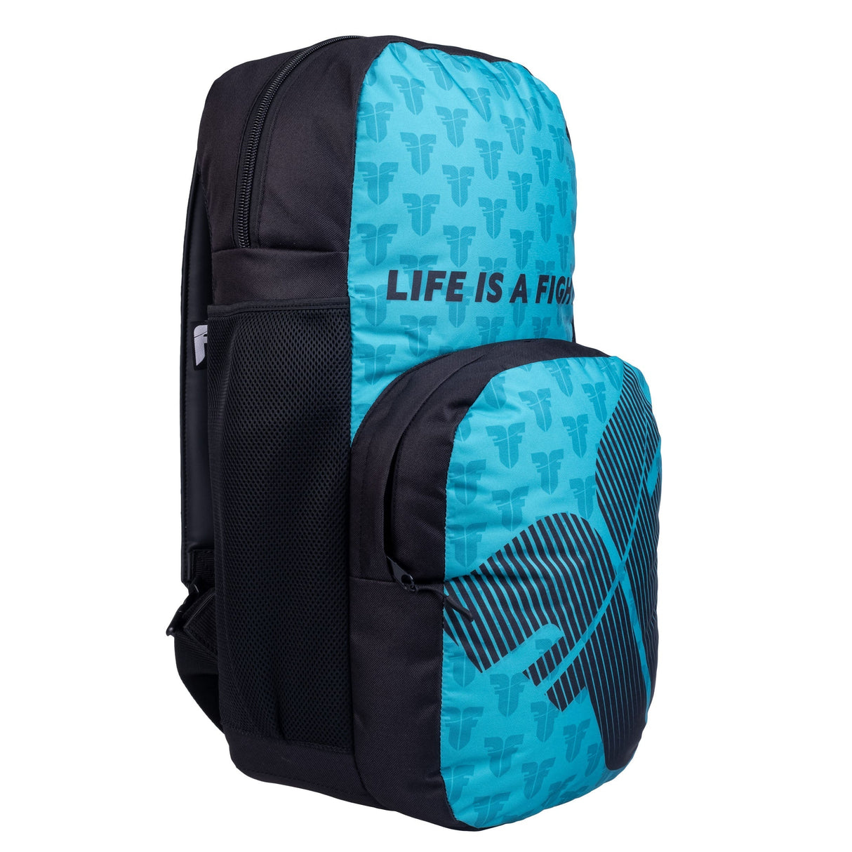 Fighter Rucksack M – blaues Logo, FBG-25-LG-BL