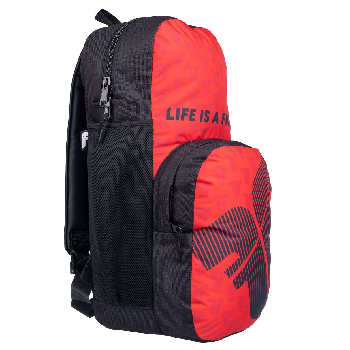 Fighter Rucksack M – rotes Logo, FBG-25-LG-RD