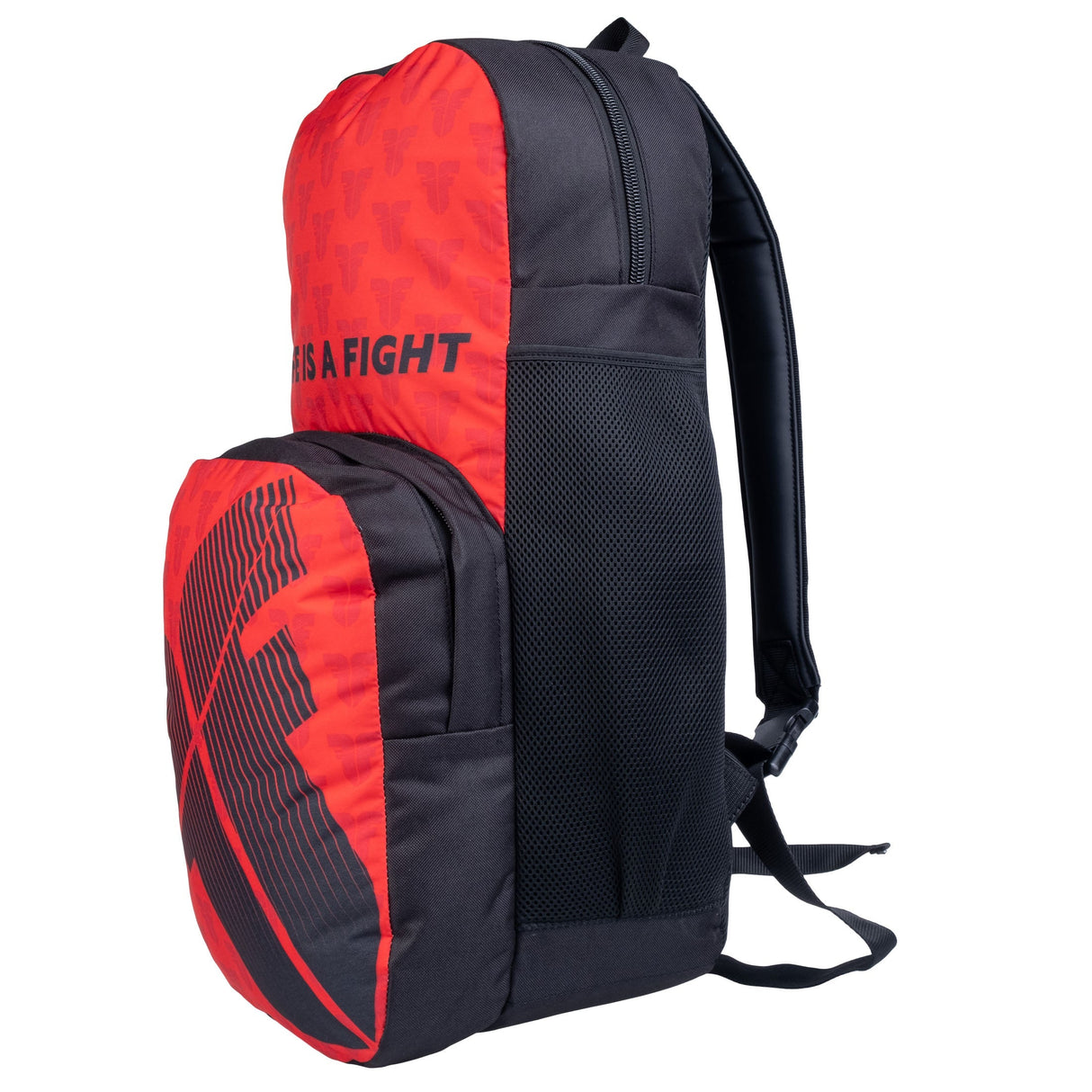 Fighter Rucksack M – rotes Logo, FBG-25-LG-RD