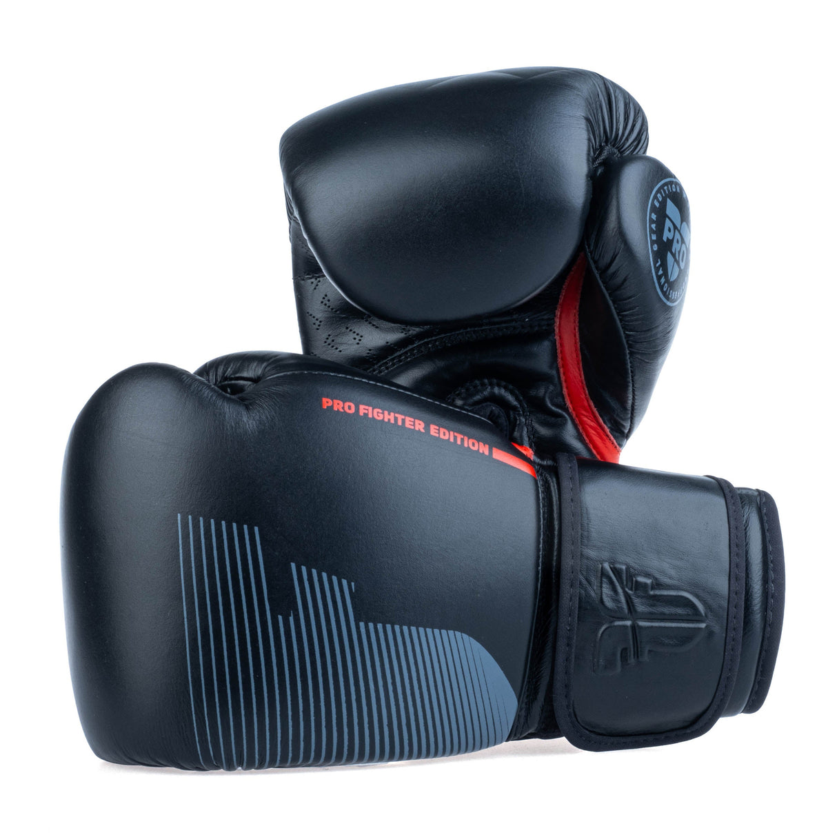 Fighter Boxhandschuhe Pro – schwarz, FBG-PRO-002