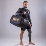 Fighter Sporttasche Boxen – schwarz/gold, FBXBG-01