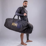 Fighter Sporttasche Boxen – schwarz/gold, FBXBG-02
