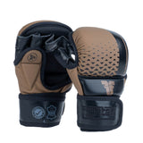 Fighter MMA-Handschuhe Pro – schwarz/braun, FMGL-PRO-001