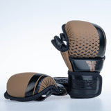 Fighter MMA-Handschuhe Pro – schwarz/braun, FMGL-PRO-001