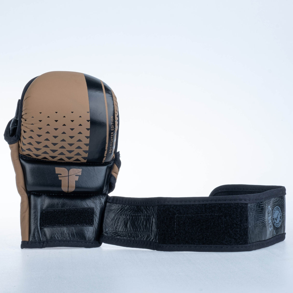 Fighter MMA-Handschuhe Pro – schwarz/braun, FMGL-PRO-001