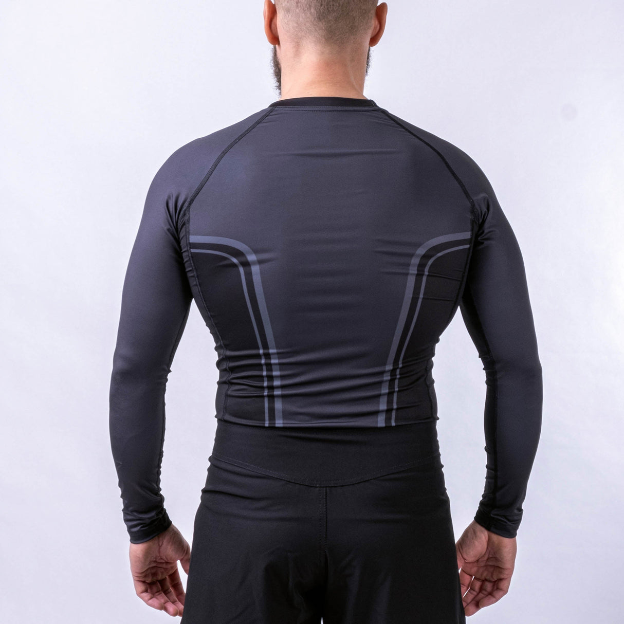Fighter Rashguard Lines – schwarz, FRSG-LN