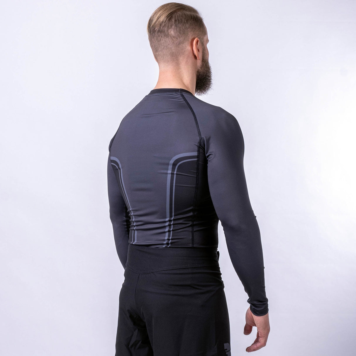 Fighter Rashguard Lines – schwarz, FRSG-LN