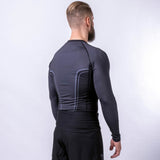 Fighter Rashguard Lines – schwarz, FRSG-LN