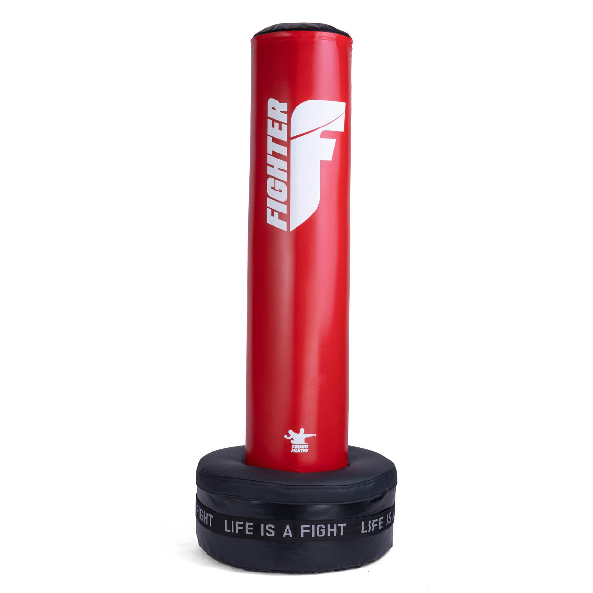 Fighter Freistehender Boxsack YOUNG – rot/weiß
