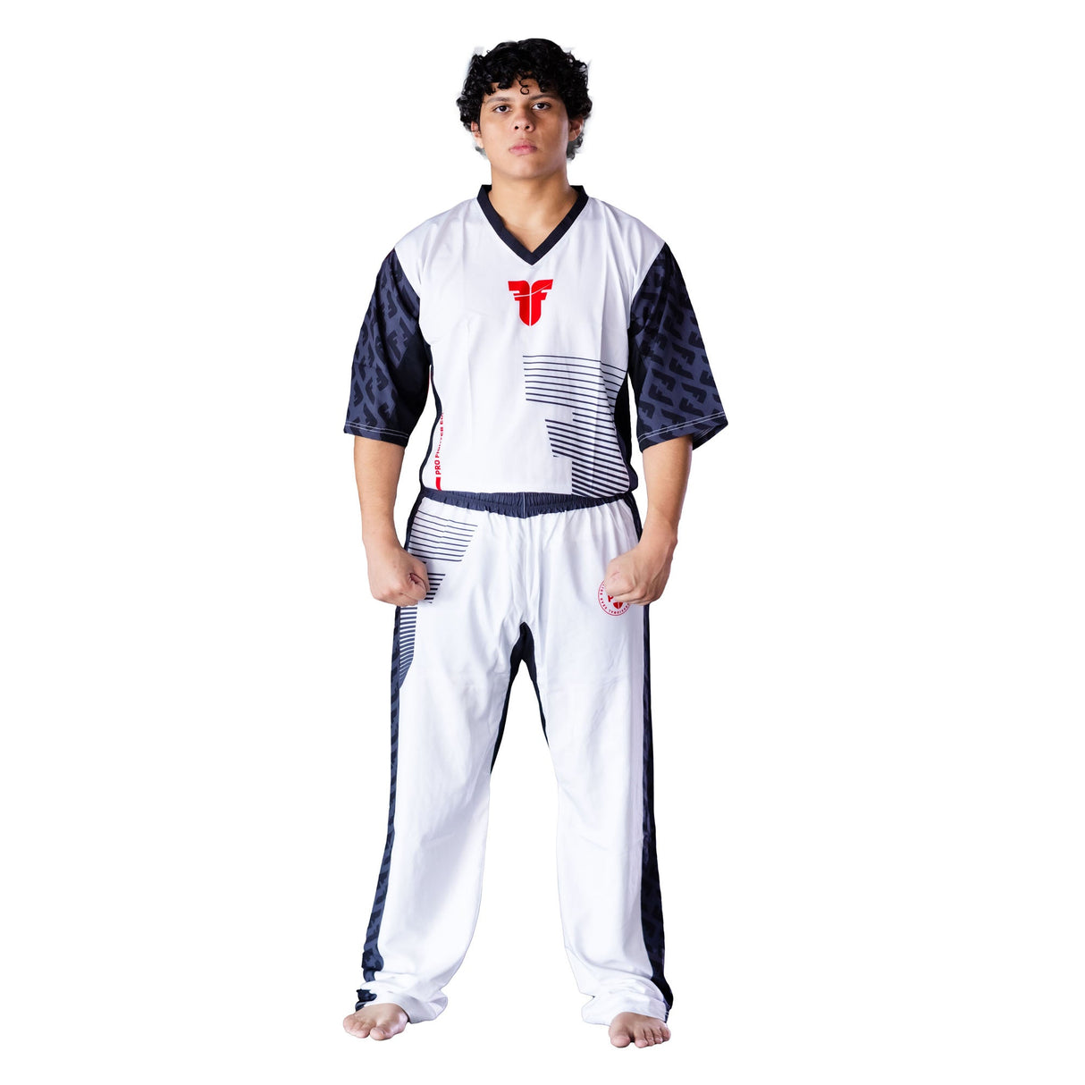 Fighter Uniform PRO – weiß/schwarz, FSCU-PRO-0102