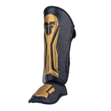 Fighter Thai Ergo Schienbeinschoner – schwarz/gold, FSG-004-TRP-0212